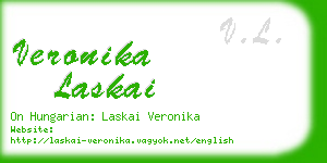 veronika laskai business card